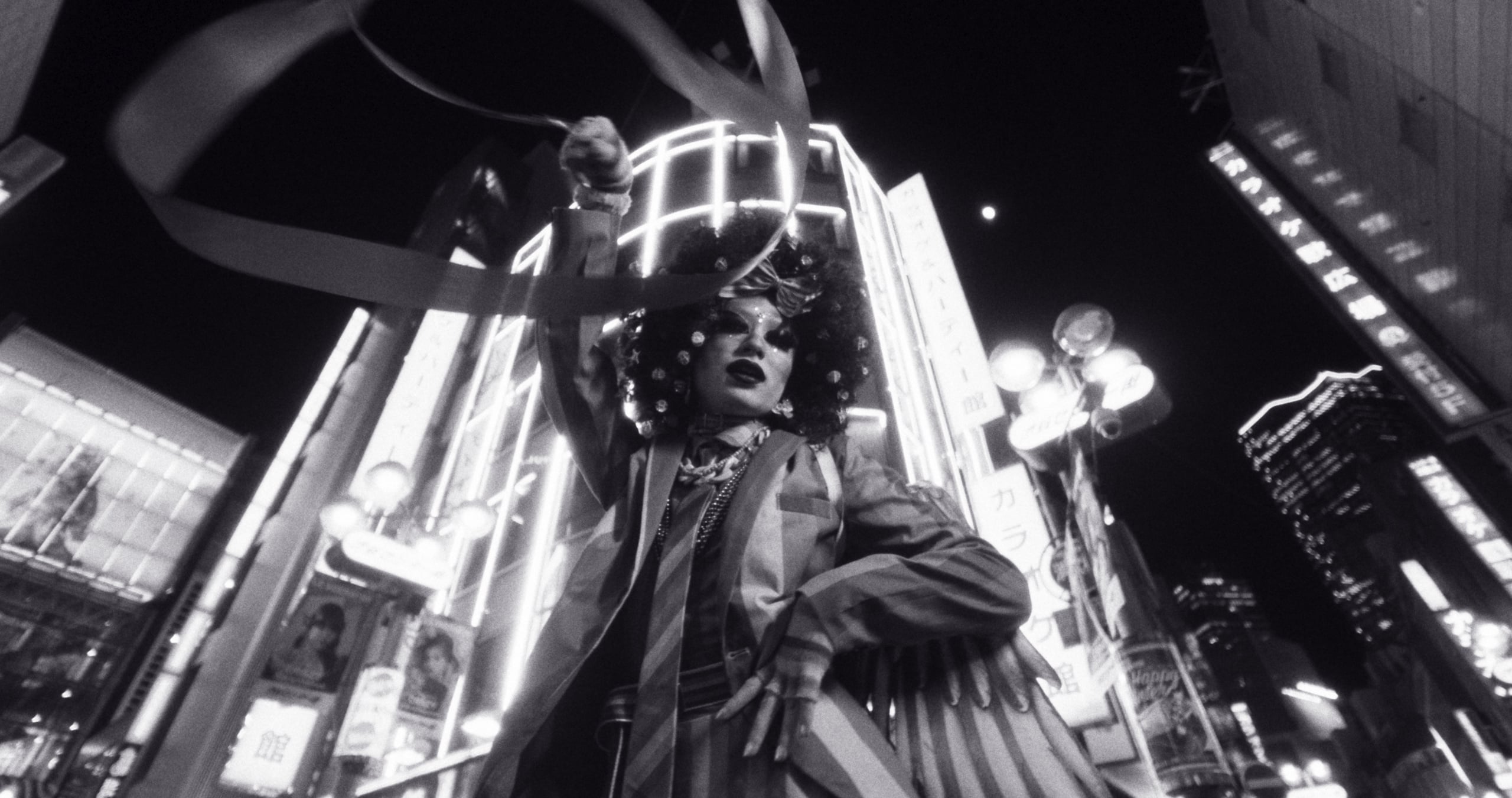 One frame through the black-and-white factory looks — Black Liquorice