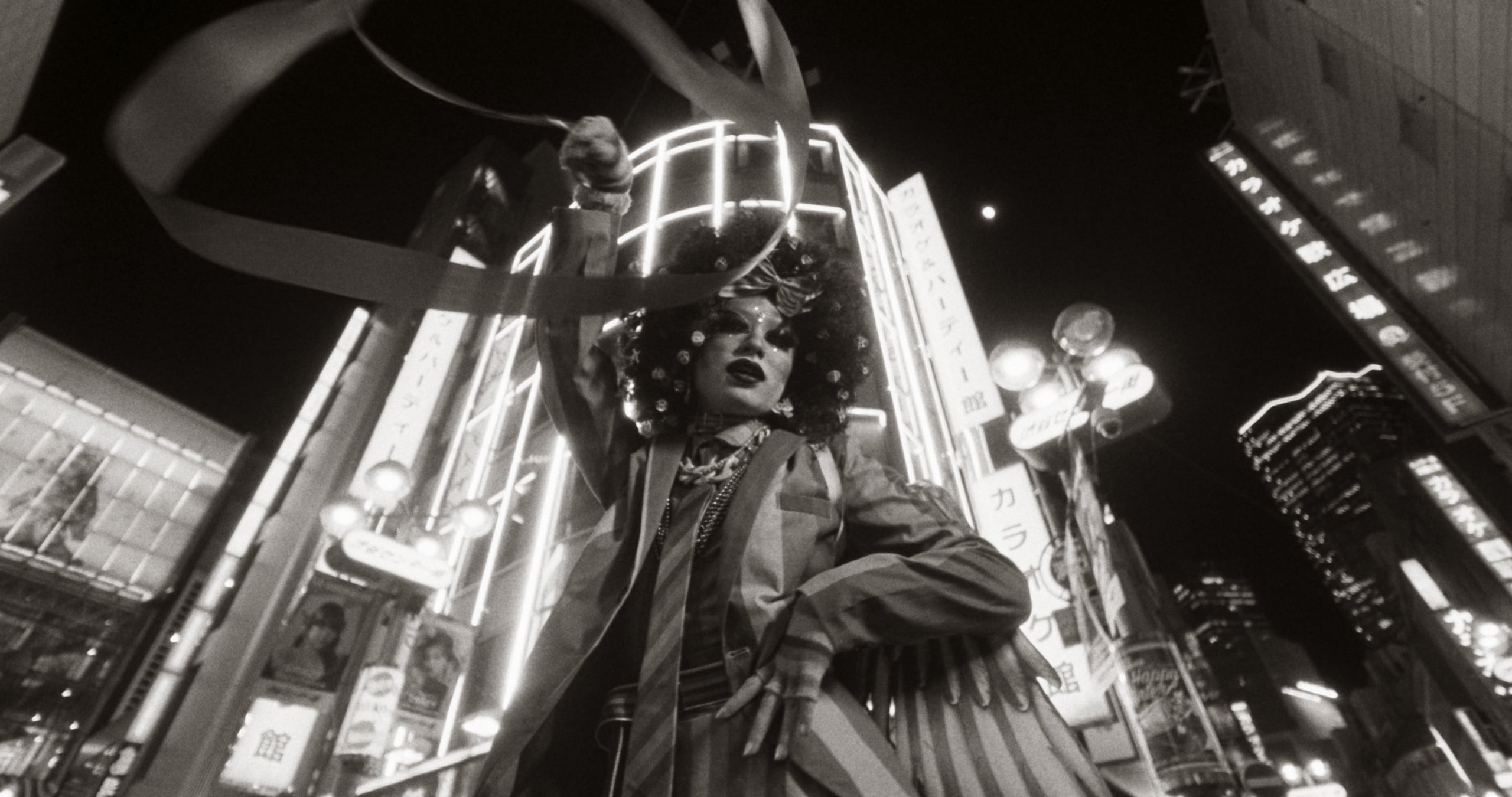 One frame through the black-and-white factory looks — Mocha